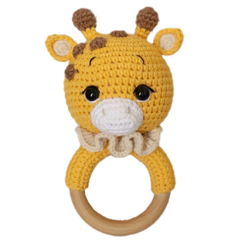 جغجغه بافتنی مدل زرافه