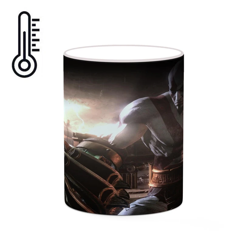 ماگ حرارتی کاکتی طرح گاد آف وار God Of War مدل mgh40661