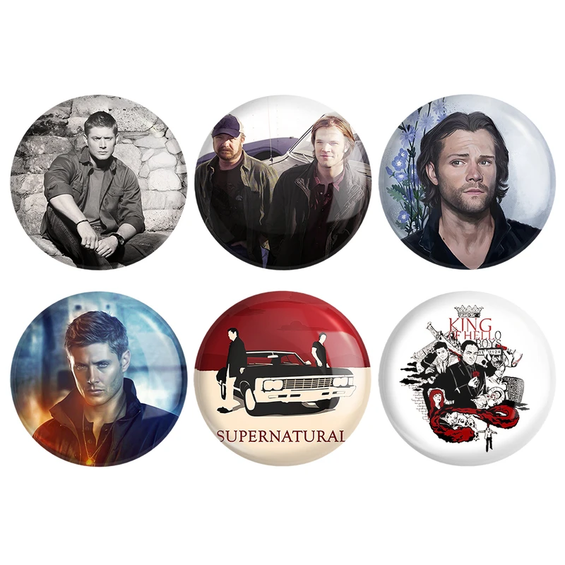 مگنت خندالو طرح سریال سوپرنچرال Supernatural کد 1546B مجموعه 6 عددی