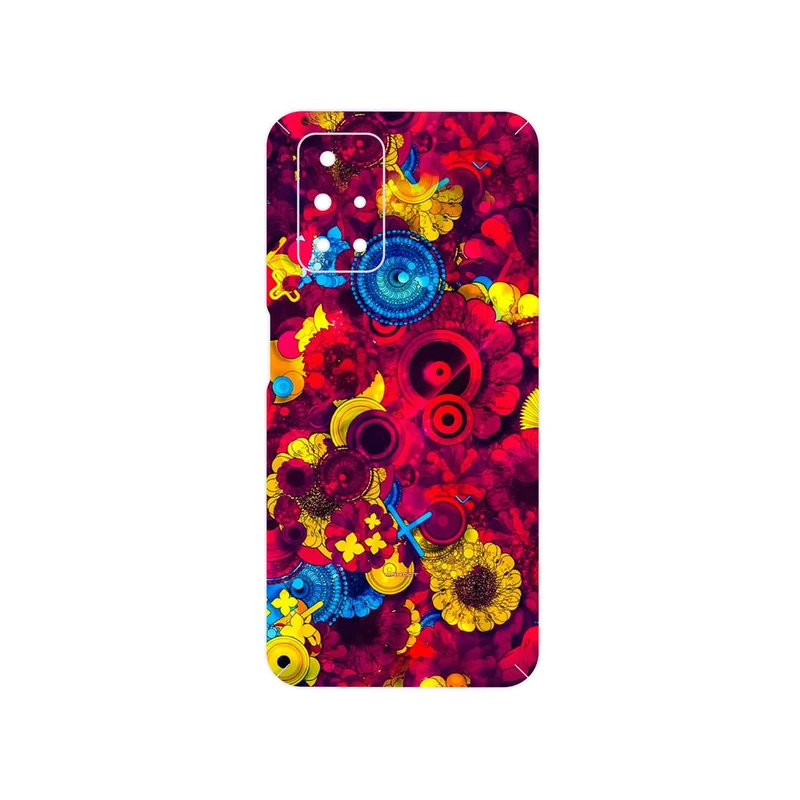 برچسب پوششی ماهوت مدل Vector Flower Garden Digital Art مناسب برای گوشی موبایل شیائومی Redmi 10 Prime
