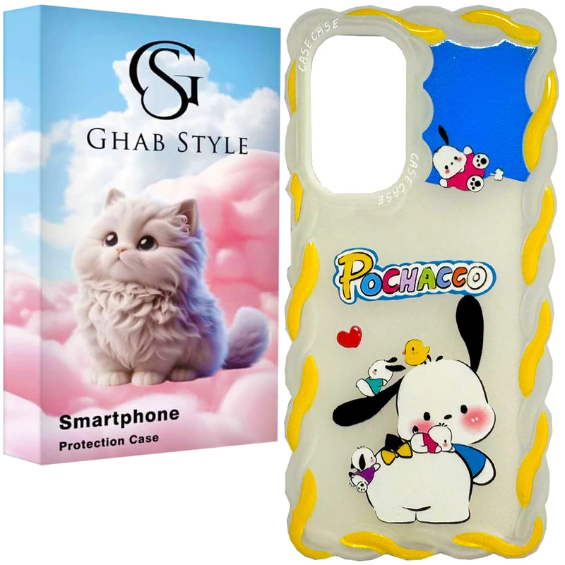 کاور قاب استایل مدل موجدار فانتزی مناسب برای گوشی موبایل شیائومی Redmi Note 12 4G