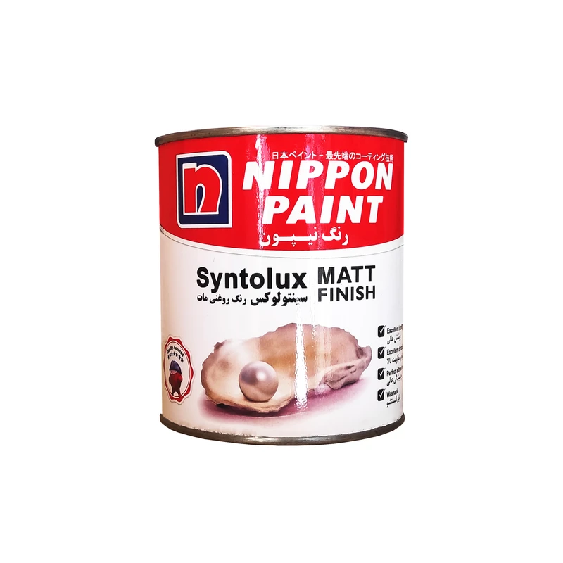 رنگ روغنی مشکی مات سینتولوکس رنگ نیپون کد 750 وزن 1 کیلوگرم