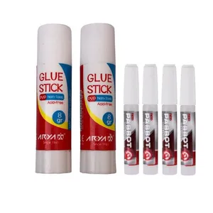 چسب ماتیکی مدل پاژ به همراه چسب قطره ای مجموعه 6 عددی