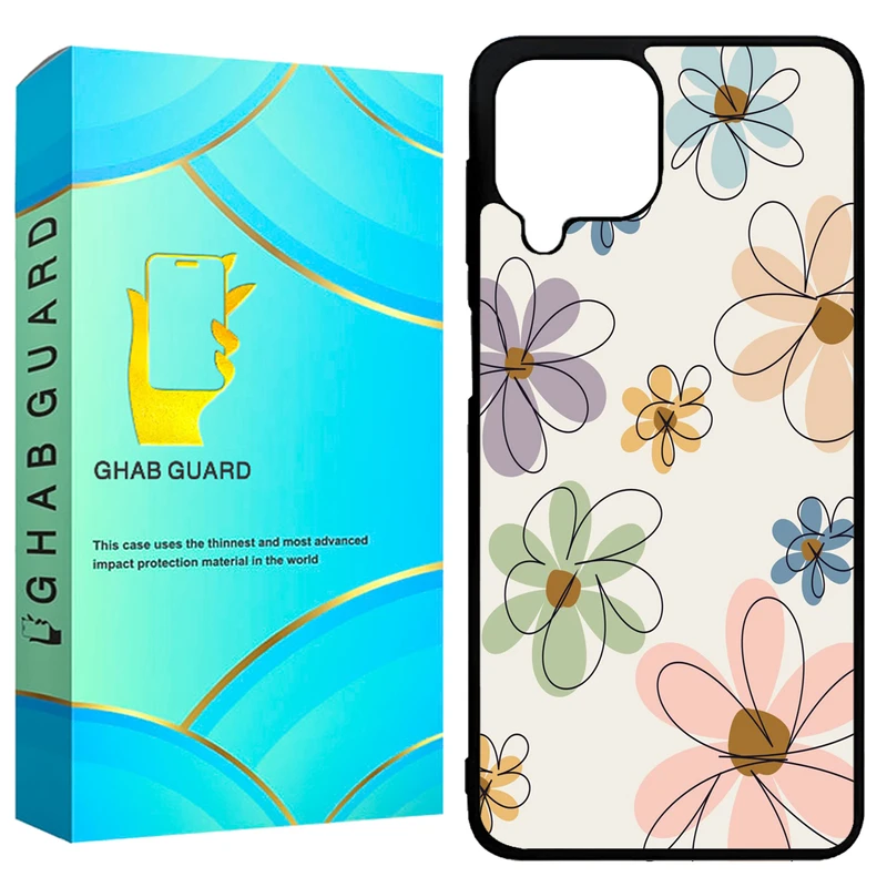 کاور قاب گارد طرح گل مدل GCHPA224 مناسب برای گوشی موبایل سامسونگ Galaxy A22 4G / M22 4G / M32 4G