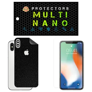Multi Nano X-SFL Screen Protector For Apple iPhone X with back skin
