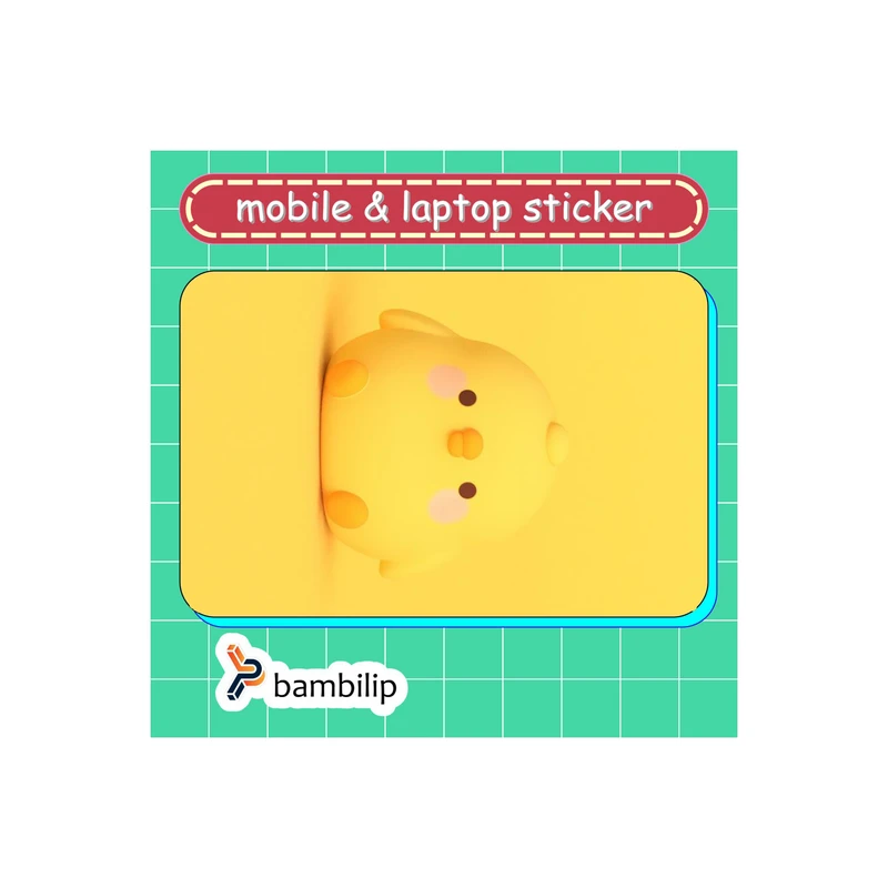 استیکر بامبیلیپ مدل کارت عابر طرح جوجه فانتزی کد 2885795