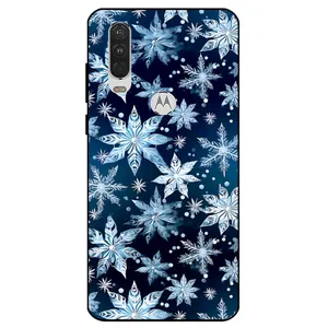 Megafone Snowflake 2824 Cover For Motorola Moto One Action