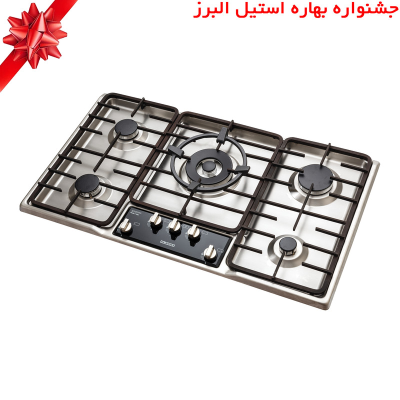 اجاق گاز صفحه ای استیل البرز مدل S-5901