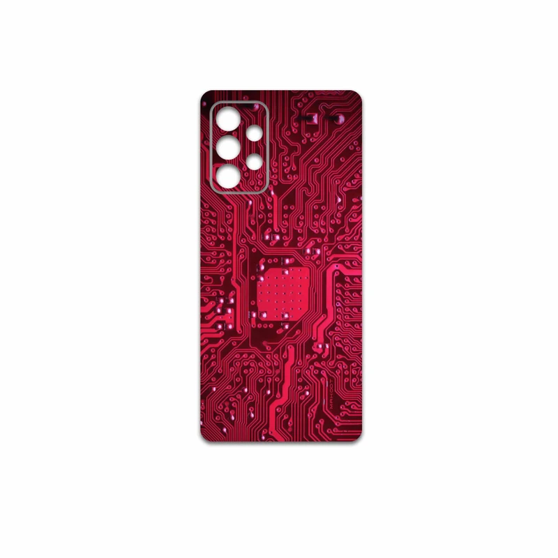 برچسب پوششی ماهوت مدل Red-Printed-Circuit-Board مناسب برای گوشی موبایل سامسونگ Galaxy A52 5G