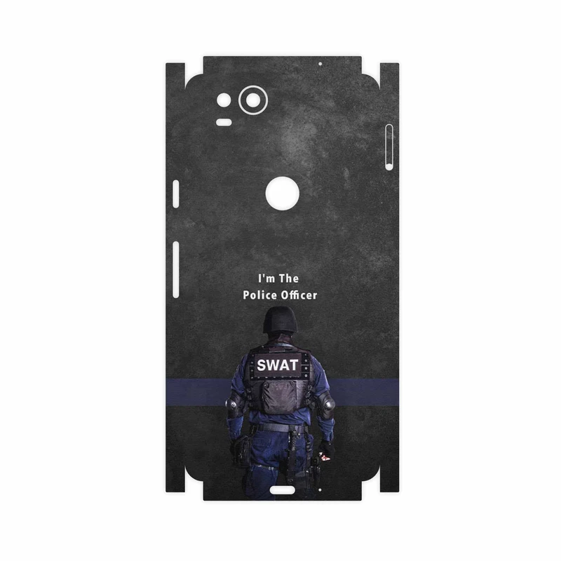 برچسب پوششی ماهوت مدل Police Officer-FullSkin مناسب برای گوشی موبایل گوگل Pixel 2