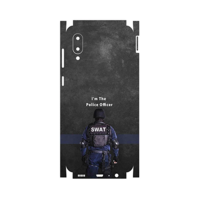 برچسب پوششی ماهوت مدل Police Officer-FullSkin مناسب برای گوشی موبایل سامسونگ Galaxy M02