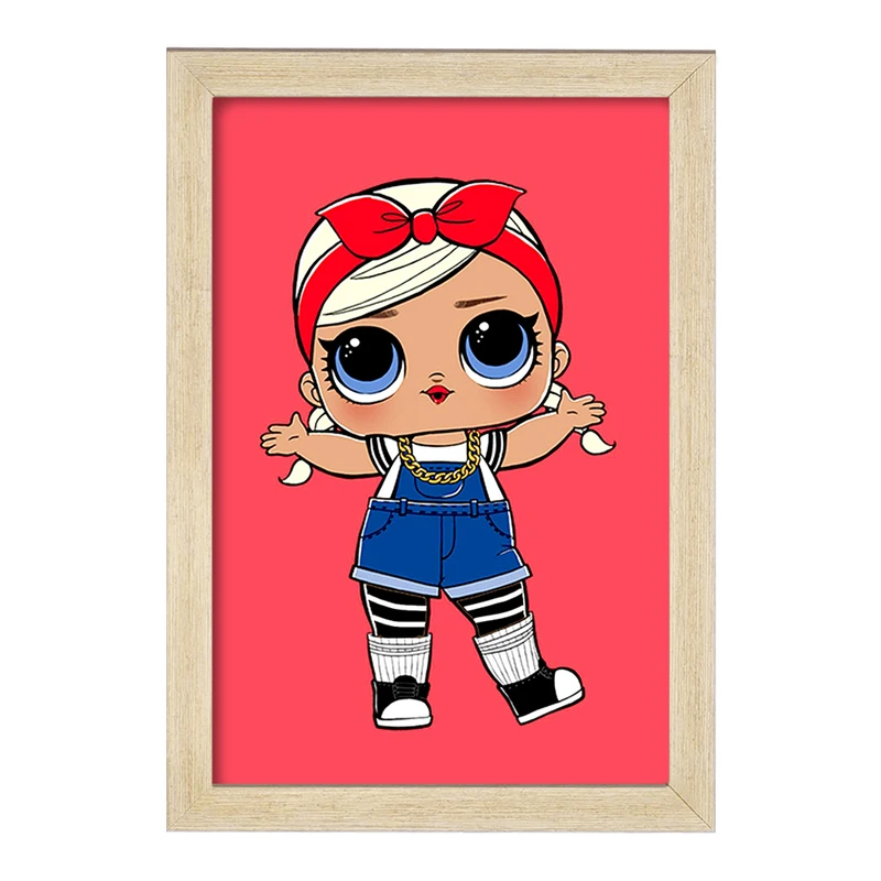 تابلو خندالو مدل عروسک ال او ال LOL کد 27874