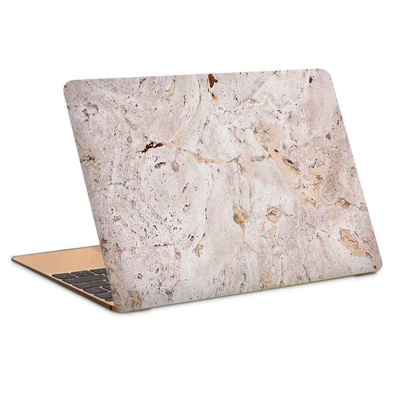 استیکر لپ تاپ طرح top view rough marble کد c-942 مناسب برای لپ تاپ 15.6 اینچ