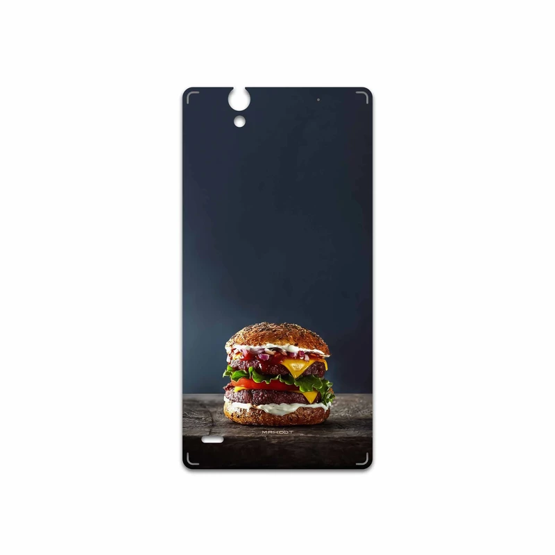 برچسب پوششی ماهوت مدل Hamburger مناسب برای گوشی موبایل سونی Xperia C4