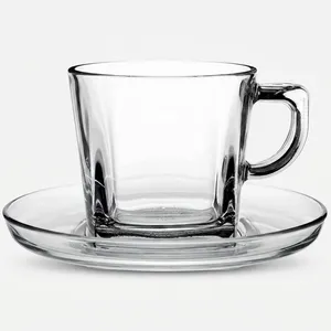 ست فنجان و نعلبکی پاشاباغچه مدل Carre 95307 بسته 6 عددی