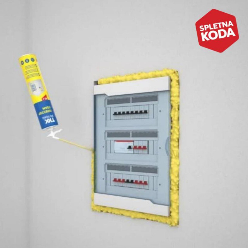 اسپری فوم پلی اورتان تی کی کی مدل PU FOM حجم 750 میلی لیتر