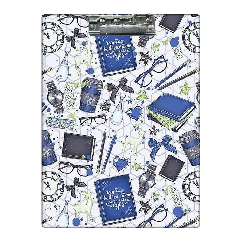 تخته شاسی طرح کتاب و لوازم تحریر دخترانه کد 5724227 سایز A4