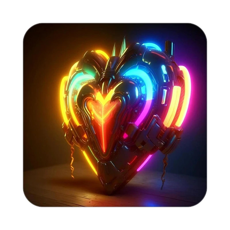 زیر لیوانی کاکتی مدل عاشقانه کد mp12090