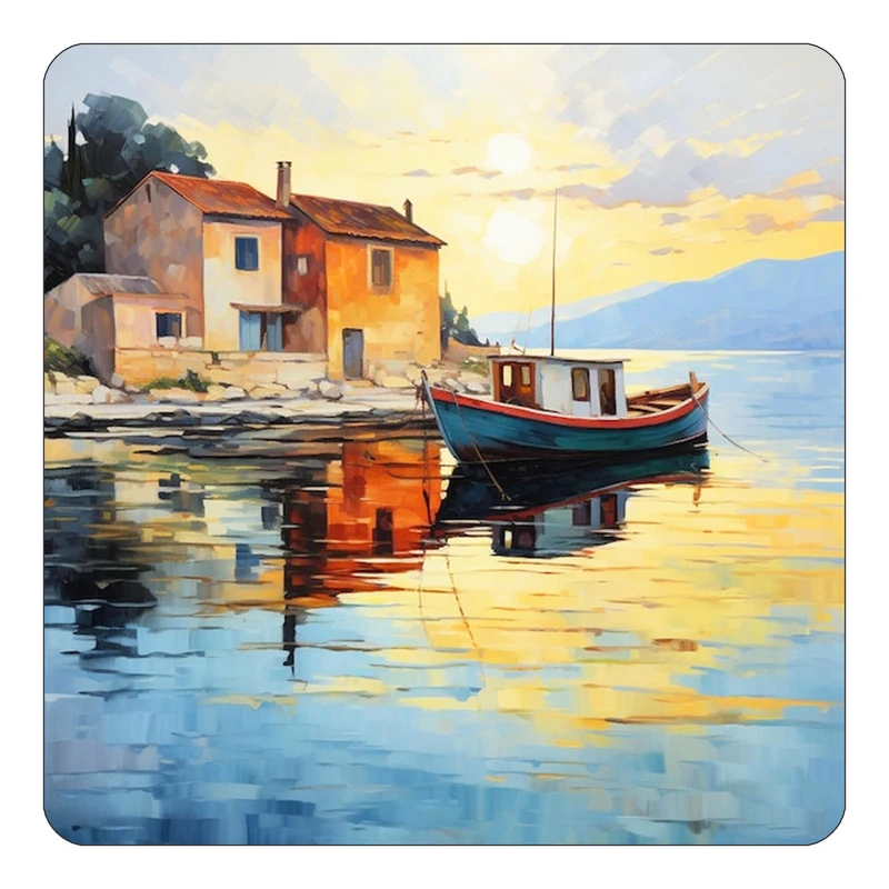 مگنت کاکتی طرح نقاشی رنگ روغن مدل mp70462