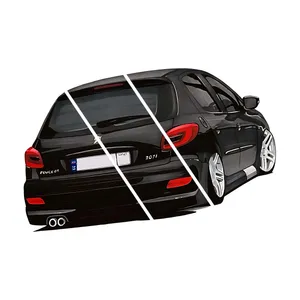 استیکر لپ تاپ مدل ماشین کد 207