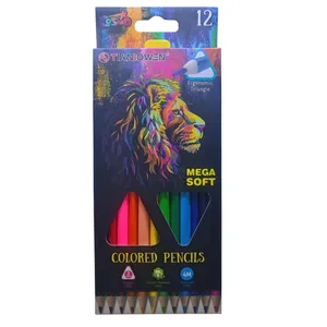 مداد رنگی 12 رنگ تیان بوون مدل شیر