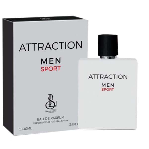 ادو پرفیوم مردانه اسپرینگ لیلیز مدل Attraction Men حجم 100 میلی لیتر ادو پرفیوم مردانه اسپرینگ لیلیز مدل Attraction Men حجم 100 میلی لیتر