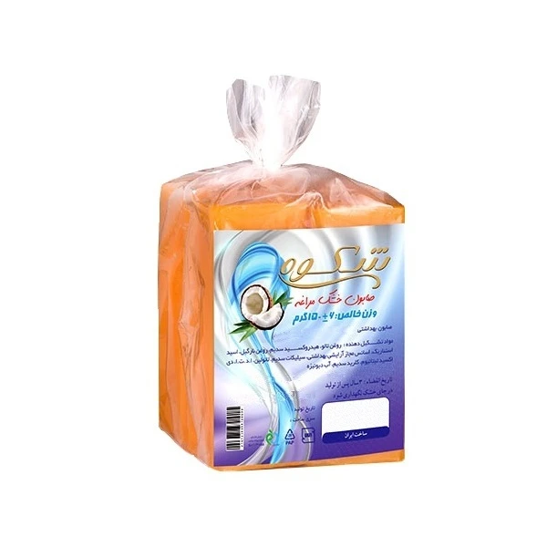 صابون شستشو شکوه مدل مراغه وزن 150 گرم بسته 4 عددی