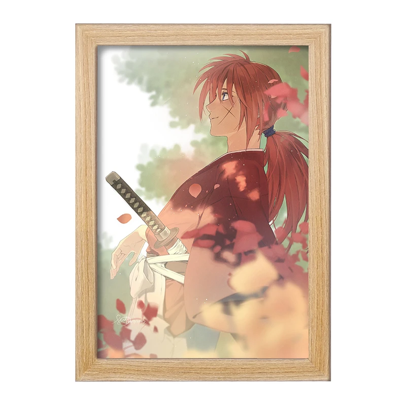 تابلو خندالو مدل انیمه رورونی کنشین کد 34885