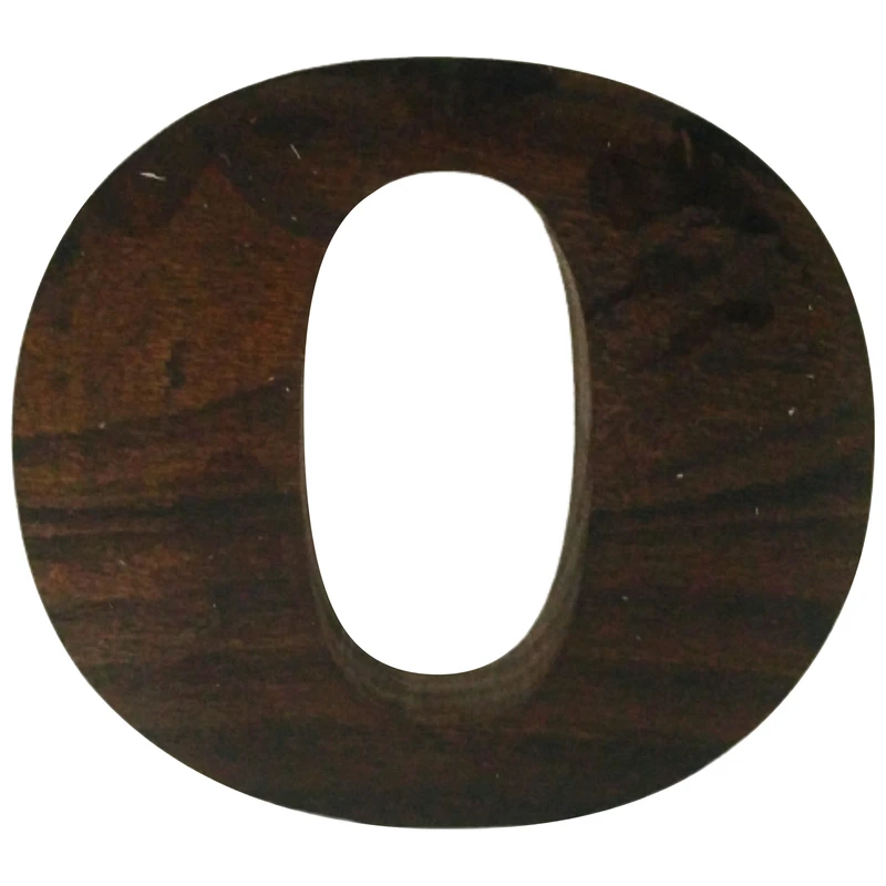 دکوری مدل حرف O چوبی