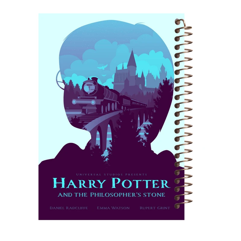 دفتر لغت فارسی 100 برگ مشایخ طرح هری پاتر کد F9000