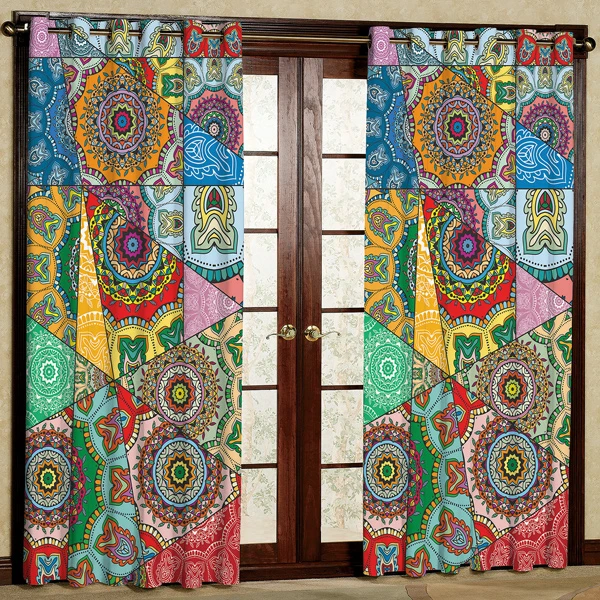 پرده مدل مخمل پانچی کد 5955 سایز 280x140 سانتی متر