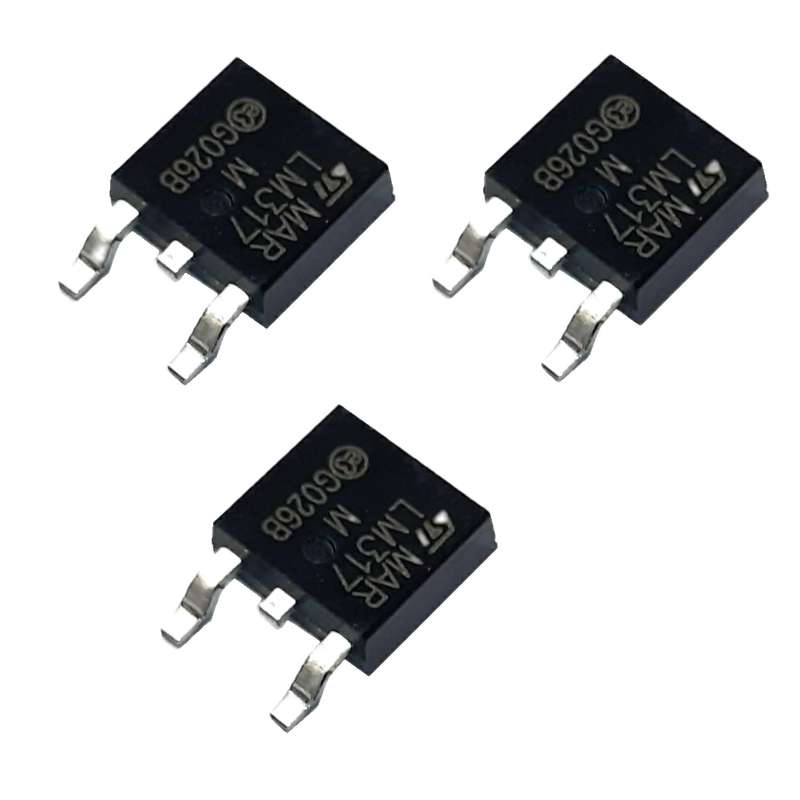 رگولاتور ولتاژ اس تی مدل LM317 M بسته 3 عددی