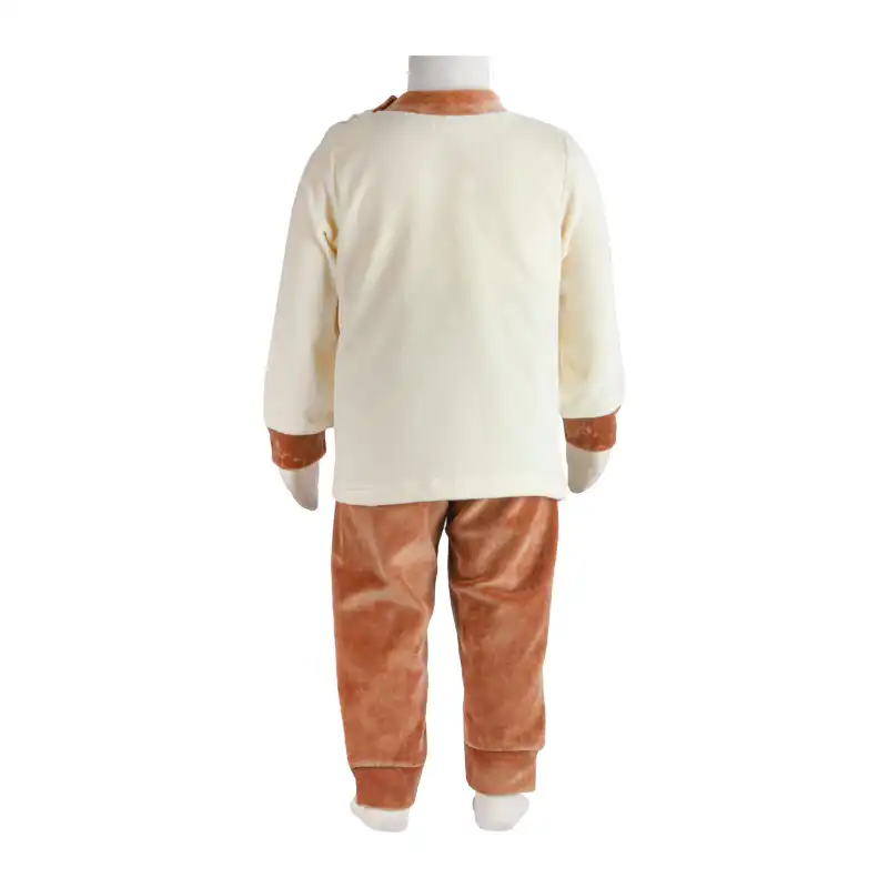 ست بلوز و شلوار نوزادی آدمک مدل خرس کد 110032