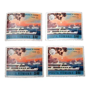 تمبر یادگاری مدل کشتی کد bc-2290 مجموعه 4 عددی