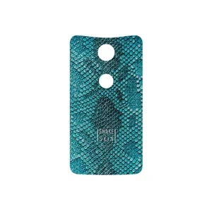 MAHOOT Blue Snake Skin Cover Sticker for Google Nexus 6