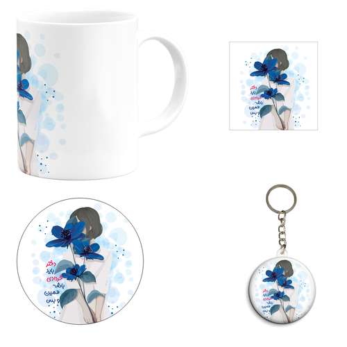 ست هدیه ماگ مدل ماه تولد خرداد طرح دخترانه کد M3