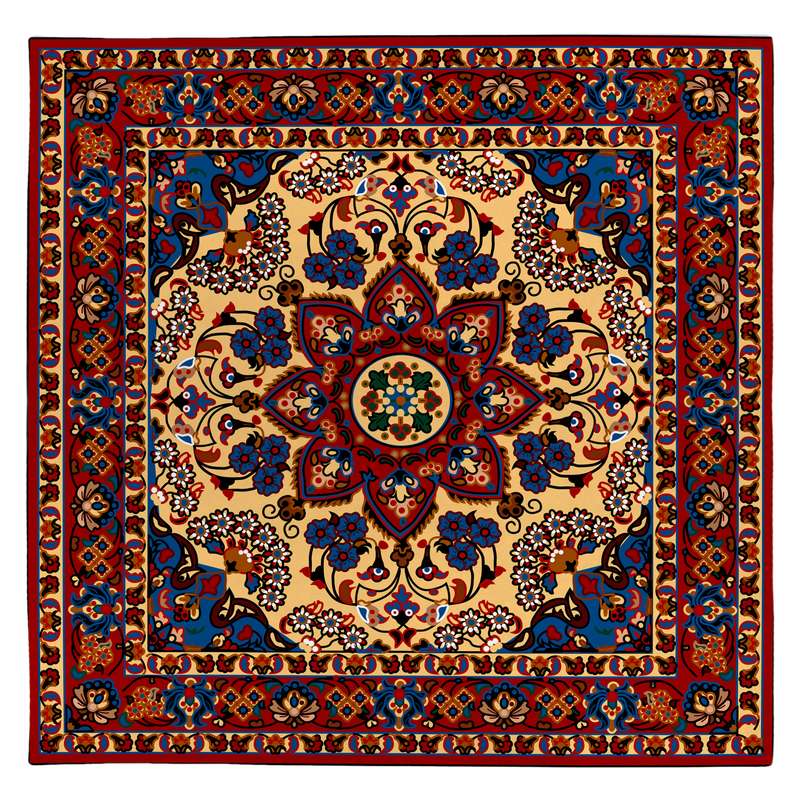 رومیزی طرح فرش کد 952