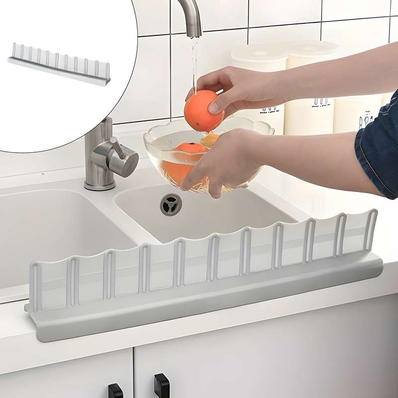 آبگیر کنار سینک مدل سیلیکونی طرح شیروانی