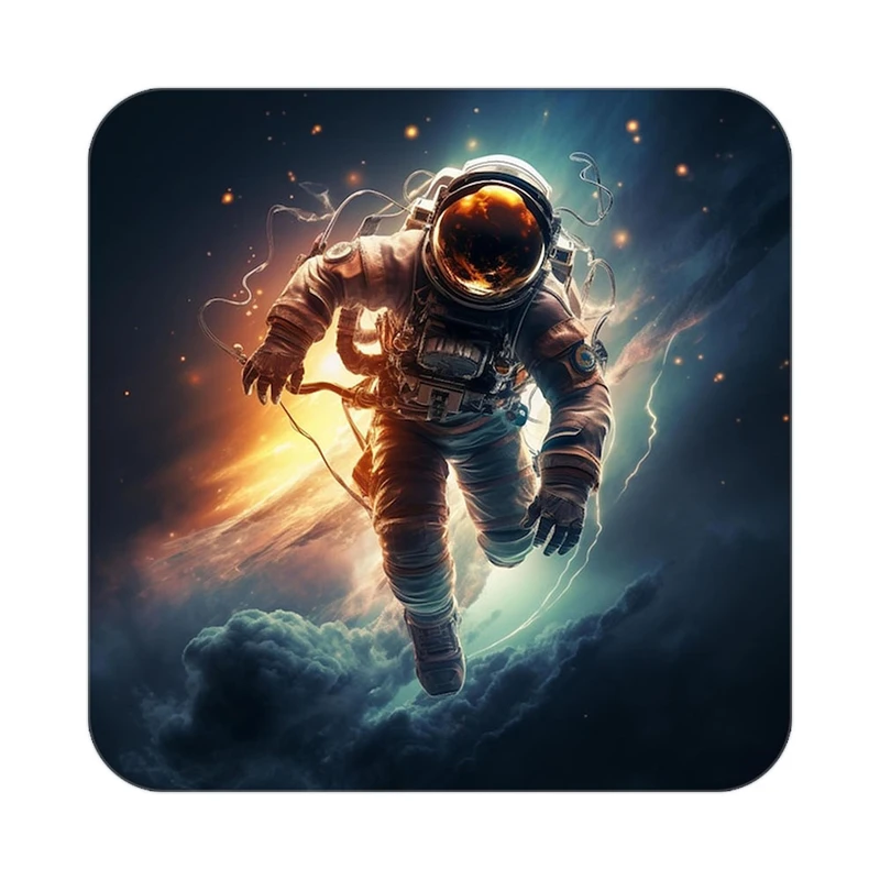 زیر لیوانی کاکتی طرح فضانورد مدل mp46094