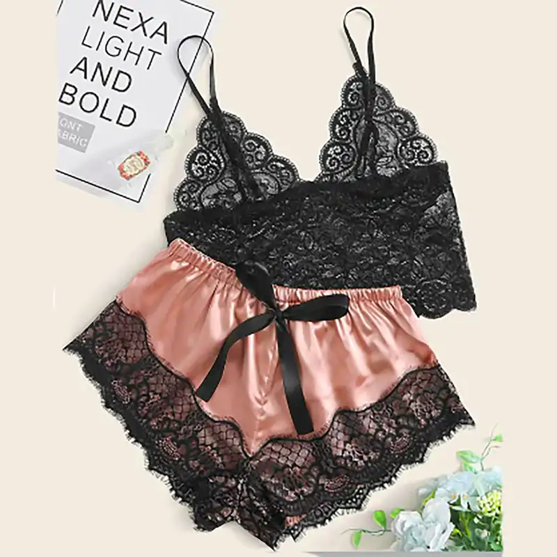 لباس خواب زنانه مدل flc کد 02