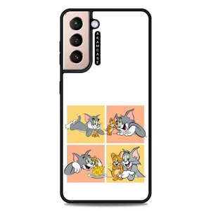 AKAM AMC-WSGS21P-TOM & JERRY8 Cover For Samsung Galaxy S21 Plus