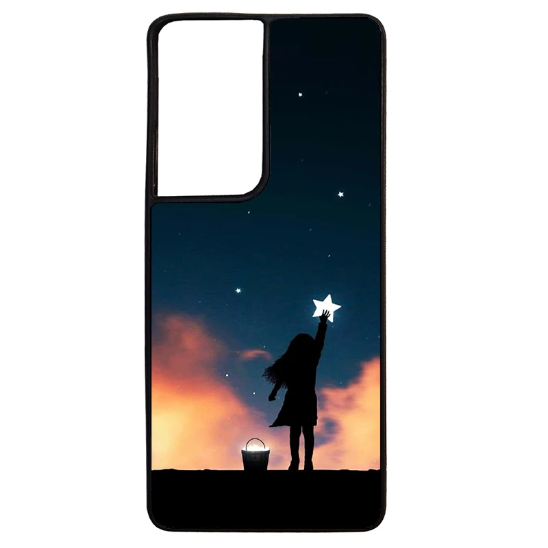 کاور گالری وبفر طرح دختر مناسب برای گوشی موبایل سامسونگ galaxy s21 ultra