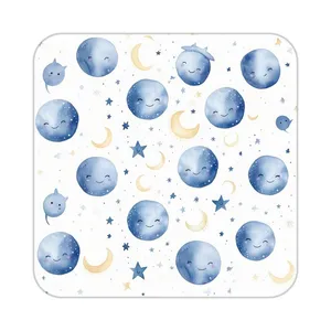 زیر لیوانی کاکتی طرح ماه و ستاره مدل mp52767