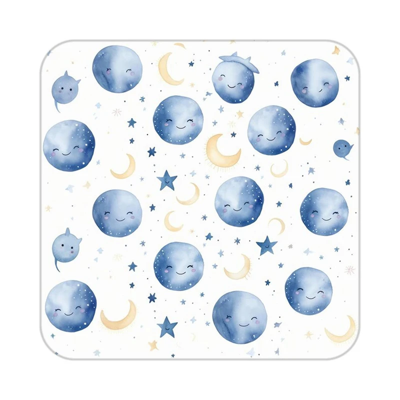 زیر لیوانی کاکتی طرح ماه و ستاره مدل mp52767