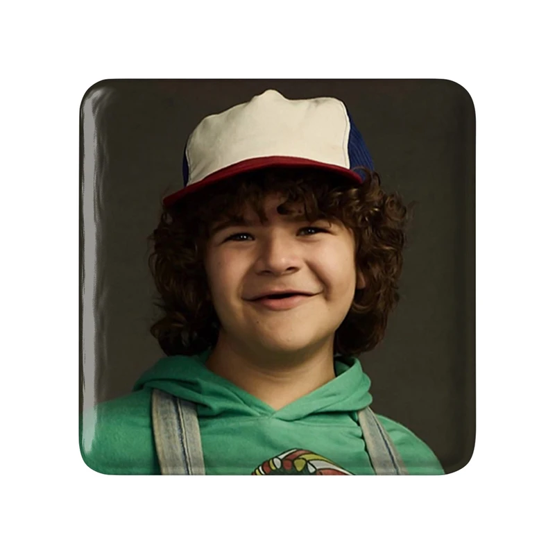 مگنت خندالو طرح داستین سریال استرنجر تینگز Stranger Things  مدل مربعی کد 19317