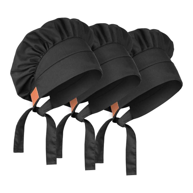 کلاه آشپزی نادیاهوم مدل chef بسته 3 عددی