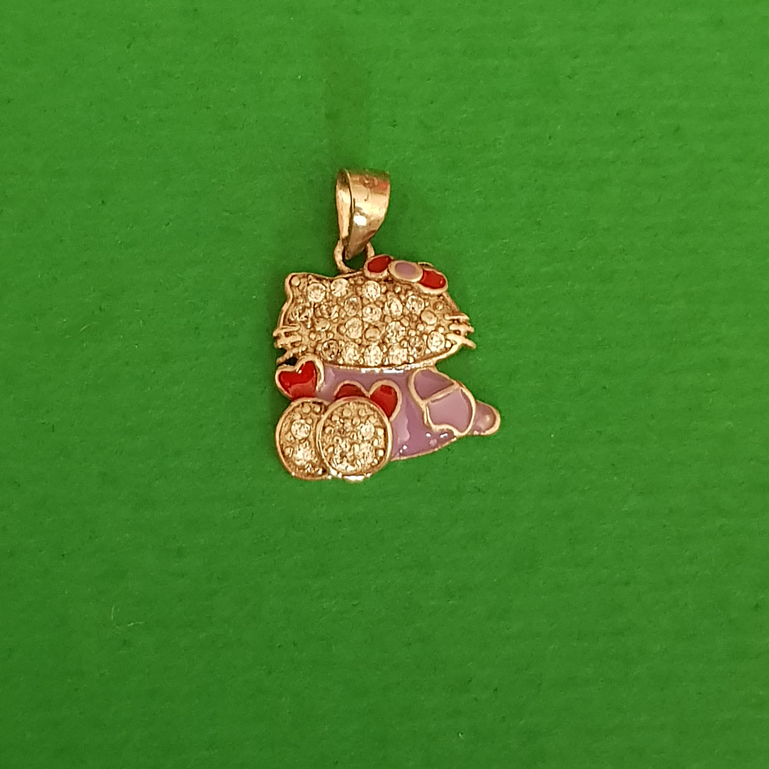 آویز گردنبند دخترانه مدل کیتی آویز گردنبند دخترانه مدل کیتی