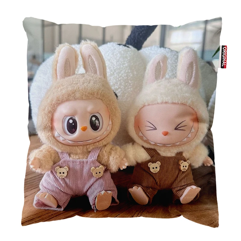 کوسن پاد آفرین مدل عروسک لبوبو کد PK301830 سایز 30*30 سانتی متر