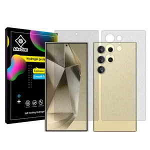 Arka Glass Tough model matte screen protector suitable for Samsung Galaxy S24 Ultra Mobile phone Along with the phone back protector