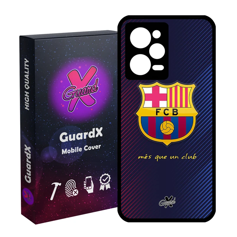 کاور گارد ایکس طرح Barcelona مدل Glass10058 مناسب برای گوشی موبایل شیائومی Redmi Note 12 Pro 5G/Poco X5 Pro 5G/Note 12 Pro Pro speed